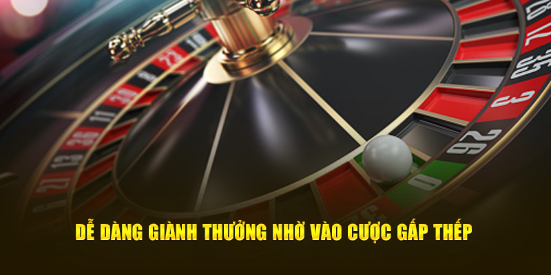 Dễ dàng giành thưởng nhờ vào cược roulette typhu88 gấp thép