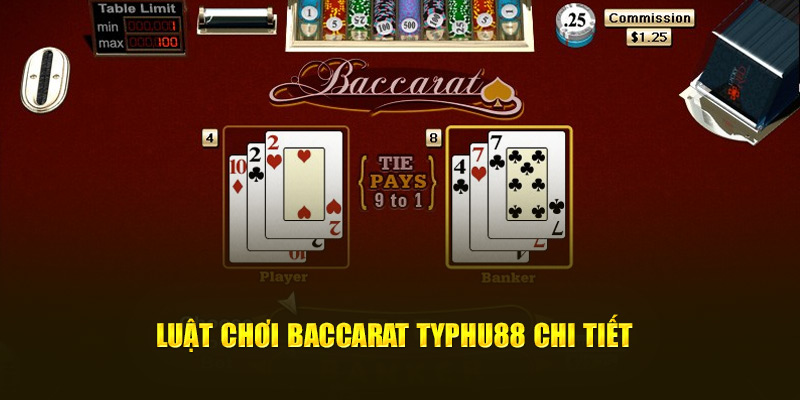 Luật chơi Baccarat Typhu88 chi tiết